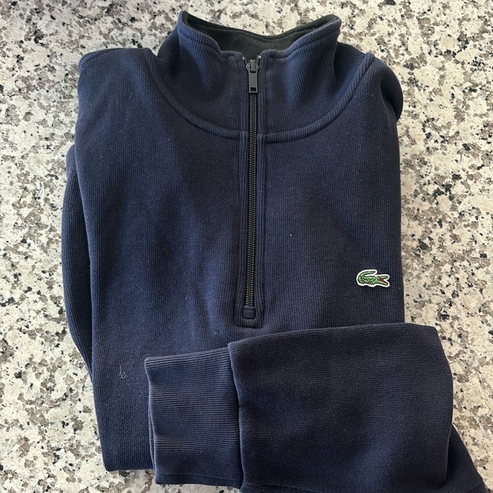 Lacoste Quarter Zip XL 6